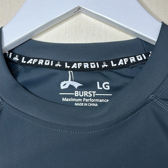 New Set of 2 LAFROI Men's Long Sleeve UPF 50+ Baselayer Skins Rash Gaurd Size L - Picture 3 of 15
